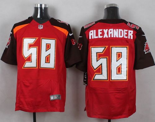 Nike Buccaneers #58 Kwon Alexander Red Team Color Men's Stitched NFL New Elite Jersey